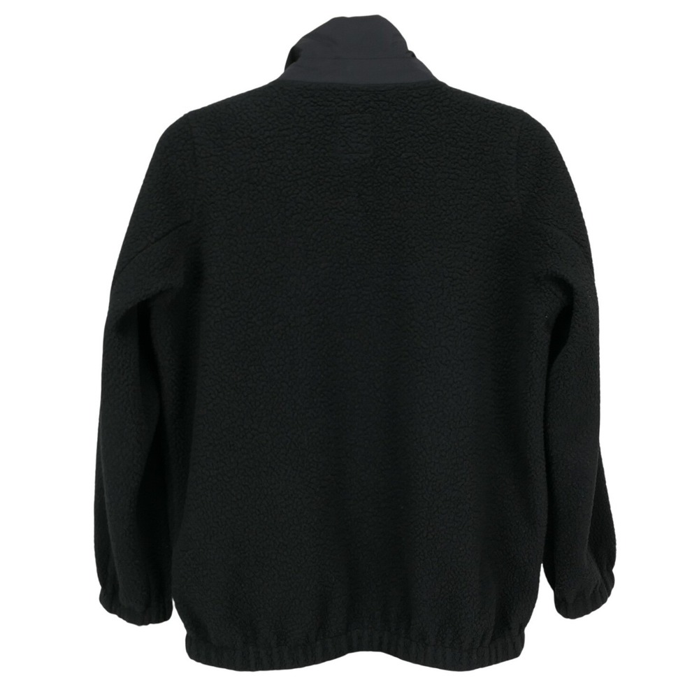 Vuori Utility Jacket Sherpa Fleece Full Zip Women XS Black Jacket Gorpcore Cozy - Picture 3 of 8